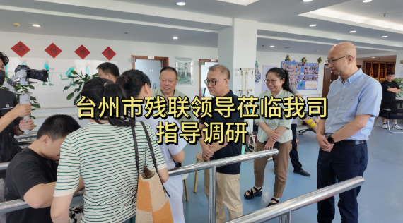 科技助残暖人心！台州市残联领导莅临指导调研