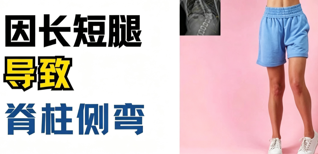 你知道吗？一部分脊柱侧弯是因为孩子长短腿